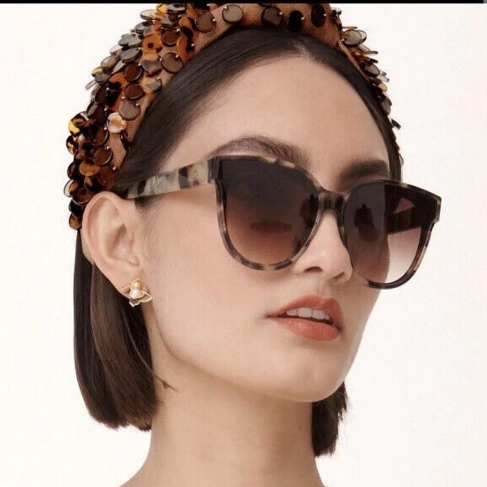 Lele Sadoughi Tortoiseshell Sunglasses